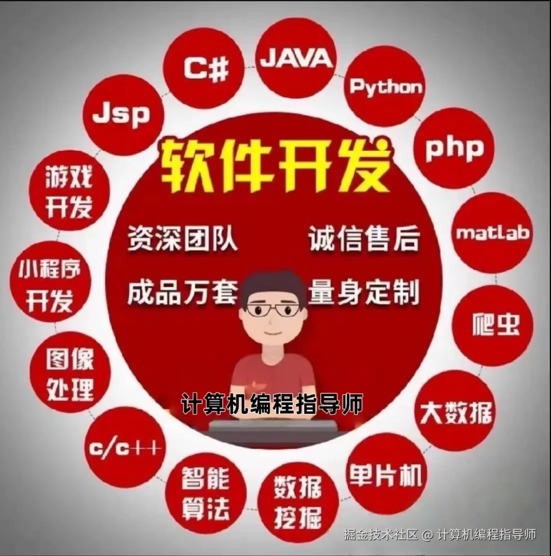 java、python、大数据、小程序、安卓、网站