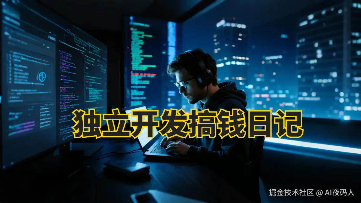 独立开发搞钱日记