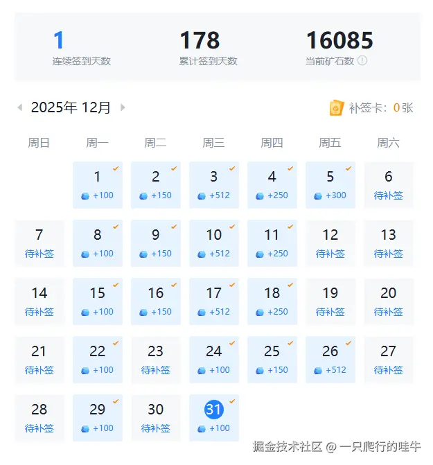 一只爬行的哇牛于2025-12-31 10:00发布的图片