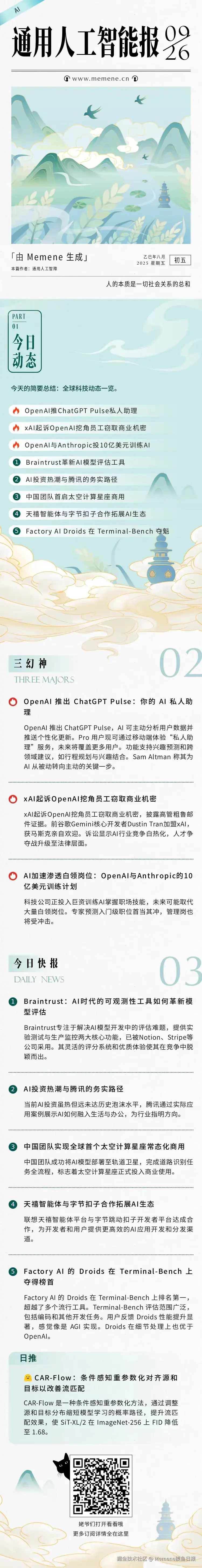 Memene摸鱼日报于2025-09-26 09:22发布的图片