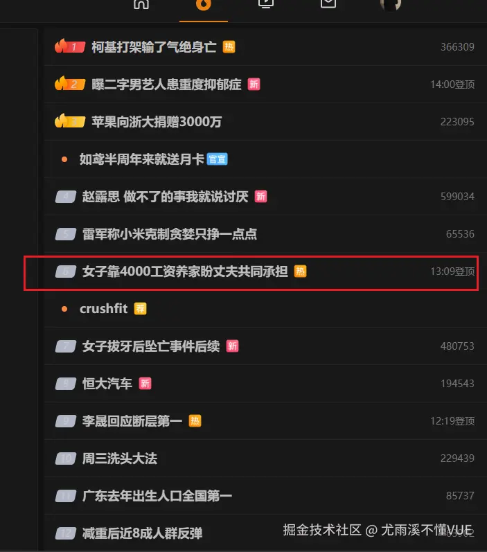 尤雨溪不懂VUE于2025-03-26 14:54发布的图片