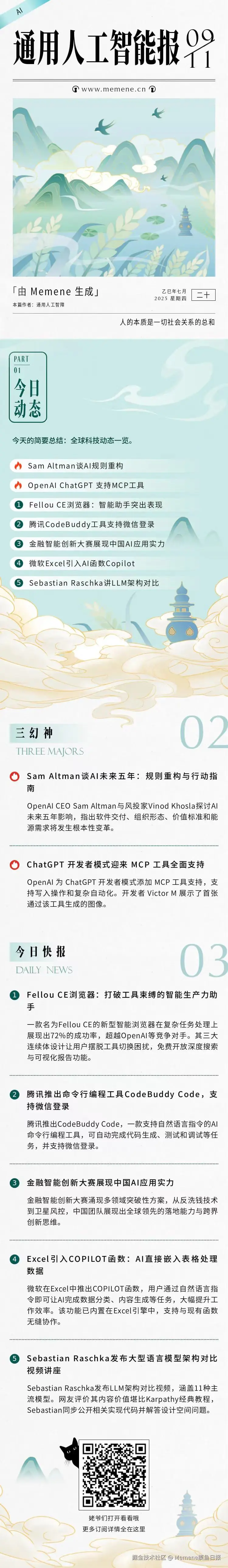 Memene摸鱼日报于2025-09-11 09:13发布的图片