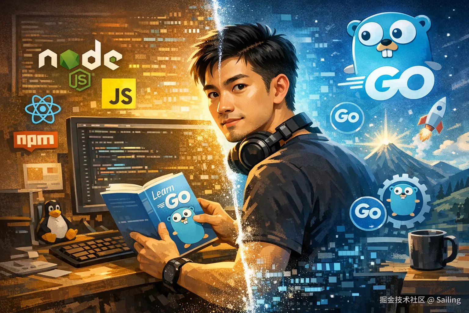 编程转变：从JS到Go